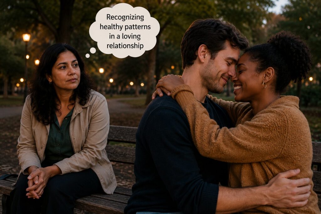 Recognizing healthy patterns in a loving relationship