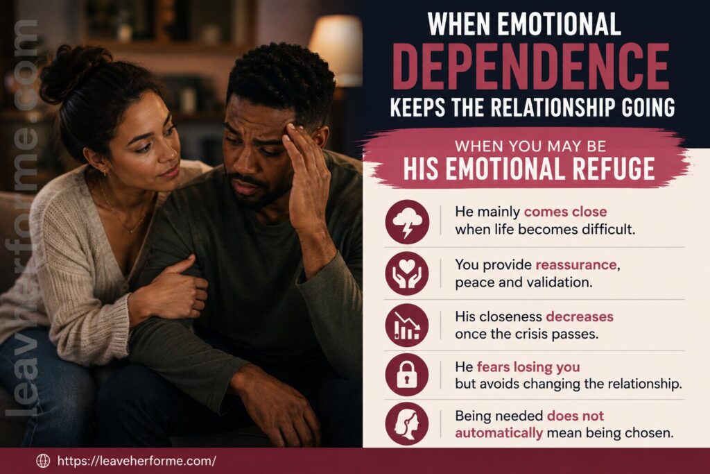Signs a relationship may be functioning as an emotional escape